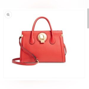 CELINE DION OCTAVE LEATHER SATCHEL
